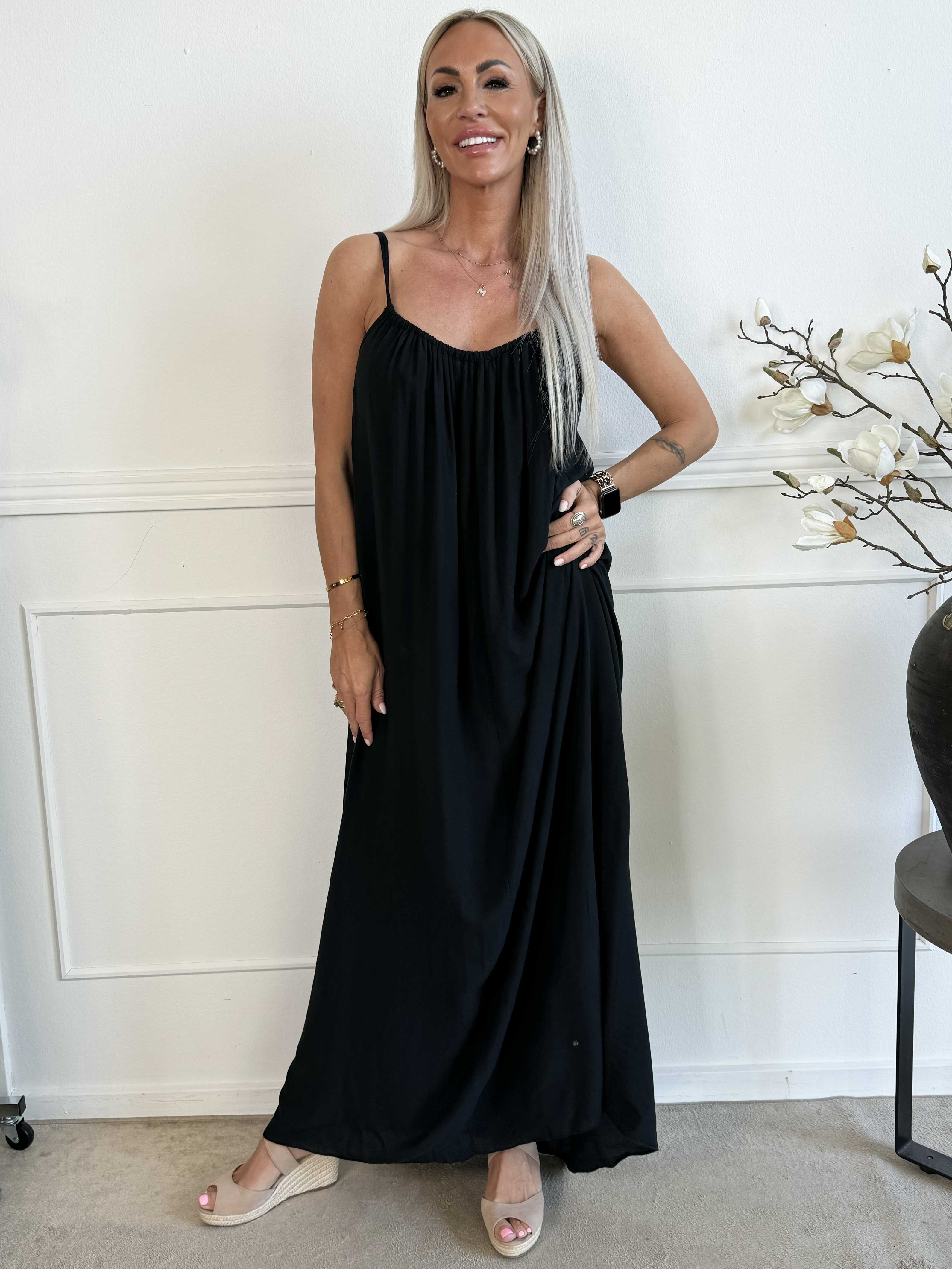 Sunshines Long - Lätt sommarklänning i viskos